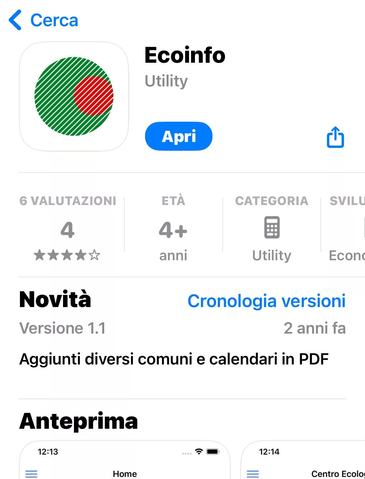"Ecoinfo" l'app che semplifica la raccolta differenziata